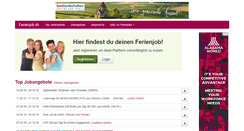 Desktop Screenshot of ferienjob.ch