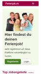 Mobile Screenshot of ferienjob.ch