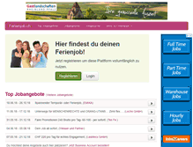 Tablet Screenshot of ferienjob.ch